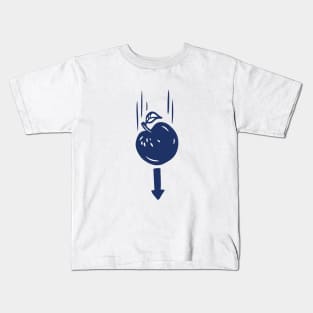 Isaac Newton Apple Kids T-Shirt